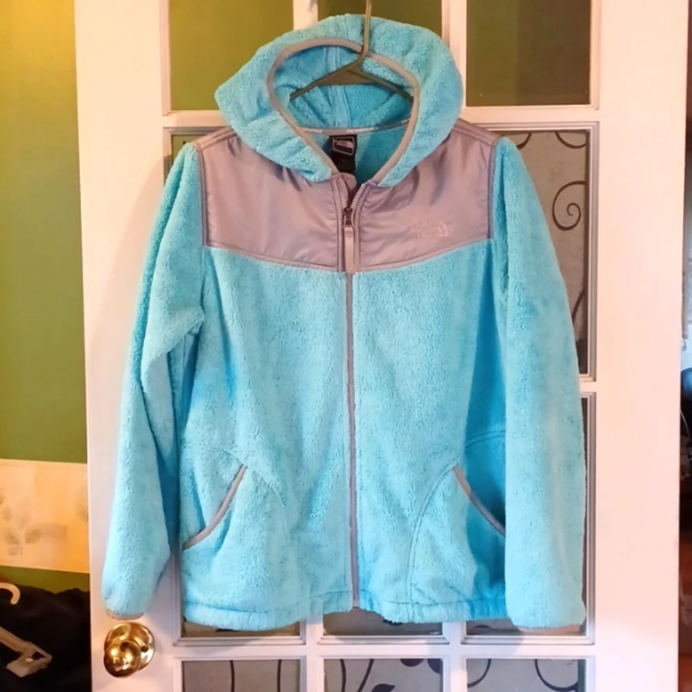 Northface fleece hooded jacket kids size xlarge 18